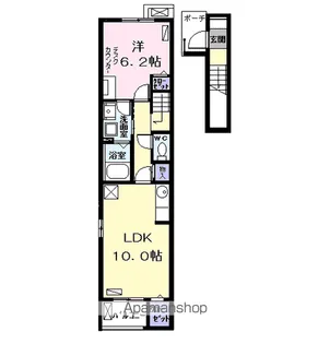 フレッサ中郷【2階】の間取り
