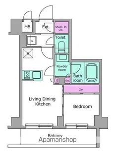 レジディア高田馬場【6階】の間取り
