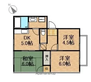 3DKの間取り画像