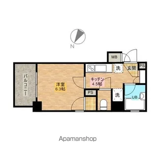 シンシア護国寺ステーションプラザ【3階】の間取り