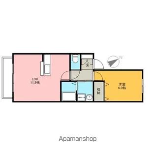 サンモール(塩焼1丁目)【1階】の間取り