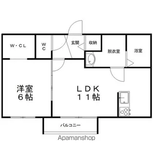 JO CAPPUCCINO【3階】の間取り