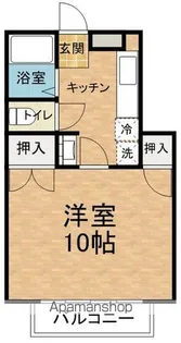 CASAマサキF【101号室】の間取り