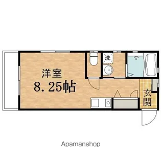 シャムロック高幡B【1階】の間取り