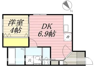 LIBERTE北円山【4階】の間取り