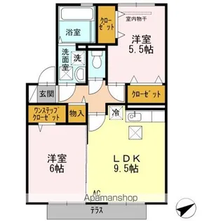 スターパレス下松 ヘラクレス館【103号室】の間取り