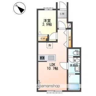 ミキ宮原【1階】の間取り