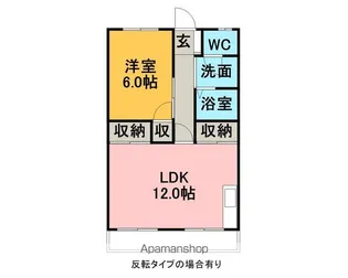 メゾンくわなM1【1階】の間取り