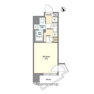 VーMUSIC蒲田【9階】の間取り