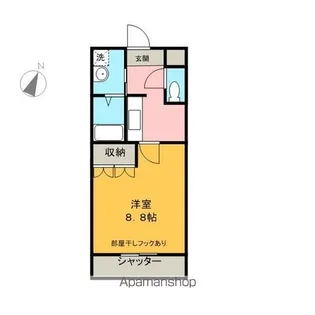 エタニティ・ルミナス【2階】の間取り