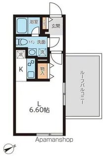 PASEO新宿【502号室】の間取り
