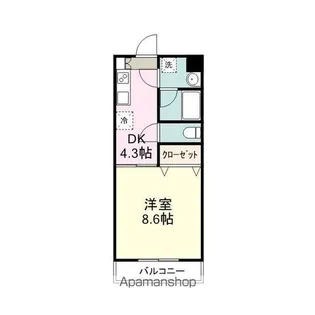 エスポワール原【1階】の間取り