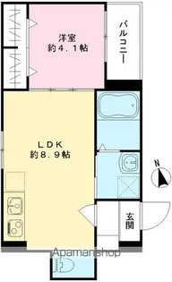 LUANA【301号室号室】の間取り