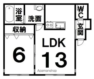 PLAIN(プレイン)【301号室】の間取り