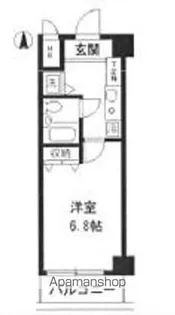 1Kの間取り画像
