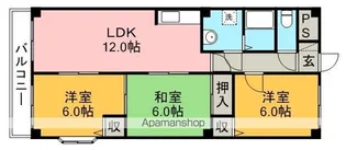 プリミエール長谷川【3階】の間取り