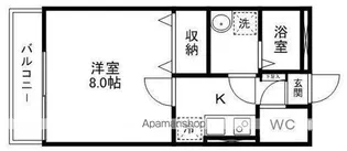 レスポワール【102号室】の間取り