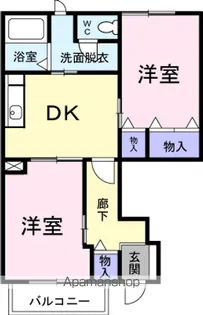 パシオンアミーゴ【1階】の間取り