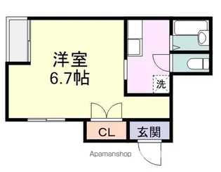 M&M【405号室】の間取り