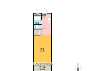 サニーハイツ【3階】の間取り