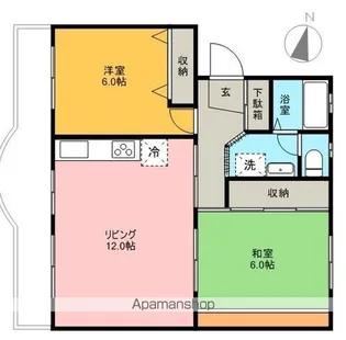 ベルハイム【2階】の間取り
