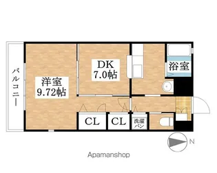 LABO GAZERY【101号室】の間取り