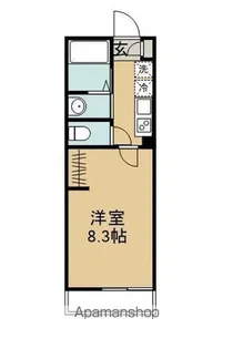 ポミエ・KOKO中倉【1階】の間取り