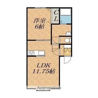 トゥインクルⅠ【1階】の間取り