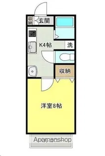 フォンターナ【2階】の間取り