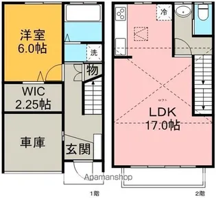 フェニックス霞【1階】の間取り