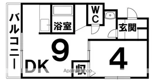 マルクエレガンスⅢ【1-A号室】の間取り