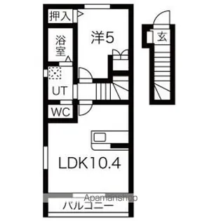 コンフォートルーチェB【2階】の間取り