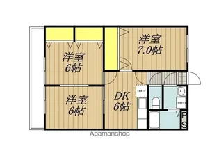 マンショングレイス【202号室】の間取り