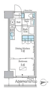 東京都新宿区百人町3丁目【マンション】の間取り