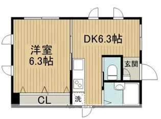 パティオ【1階】の間取り