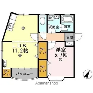 ツインハウス木村 B【1階】の間取り