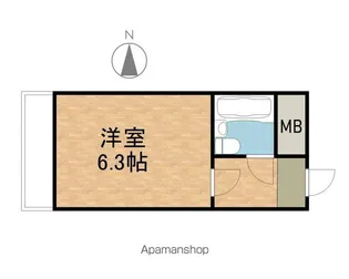 朝日プラザ国分町【12階】の間取り
