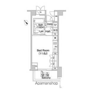 東京都渋谷区恵比寿西2丁目【マンション】の間取り