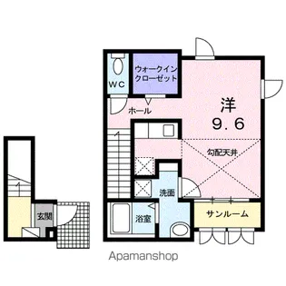 カーサ・ノーブル【2階】の間取り