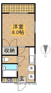 フォレストブライト【3階】の間取り