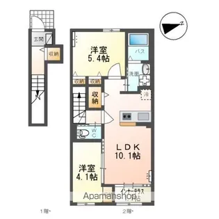 パルティーダ・M【2階】の間取り