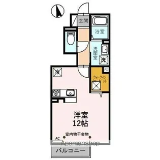 SUNNY SIDE RIVER【1階】の間取り