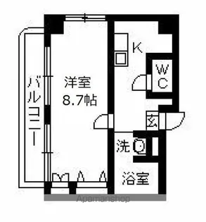 マインド祐【4階】の間取り