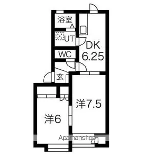 アビタシオンK【1階】の間取り