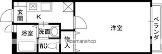 ソレイユ東光【1階】の間取り