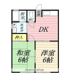 アムール【2階】の間取り