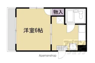 釣木マンション【202号室】の間取り