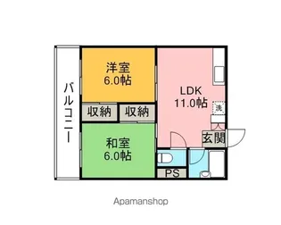水田ビル【3階】の間取り