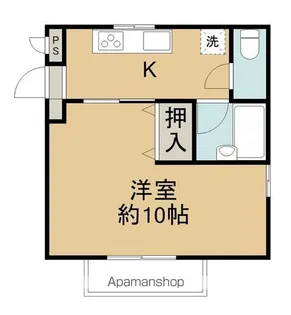 メゾンT&K【3階】の間取り