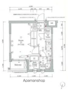 スカイコートグランメゾン御殿山【114号室号室】の間取り